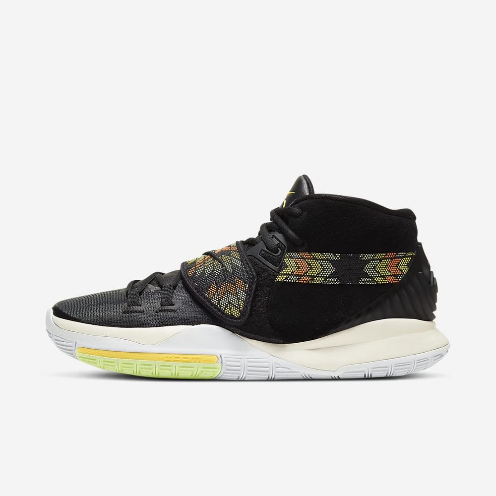 Sneakers Nike Kyrie 6 N7 Noir 8473-562 Black/Pure Platinum/Citron Pulse/Black Homme | QEQ-34040845